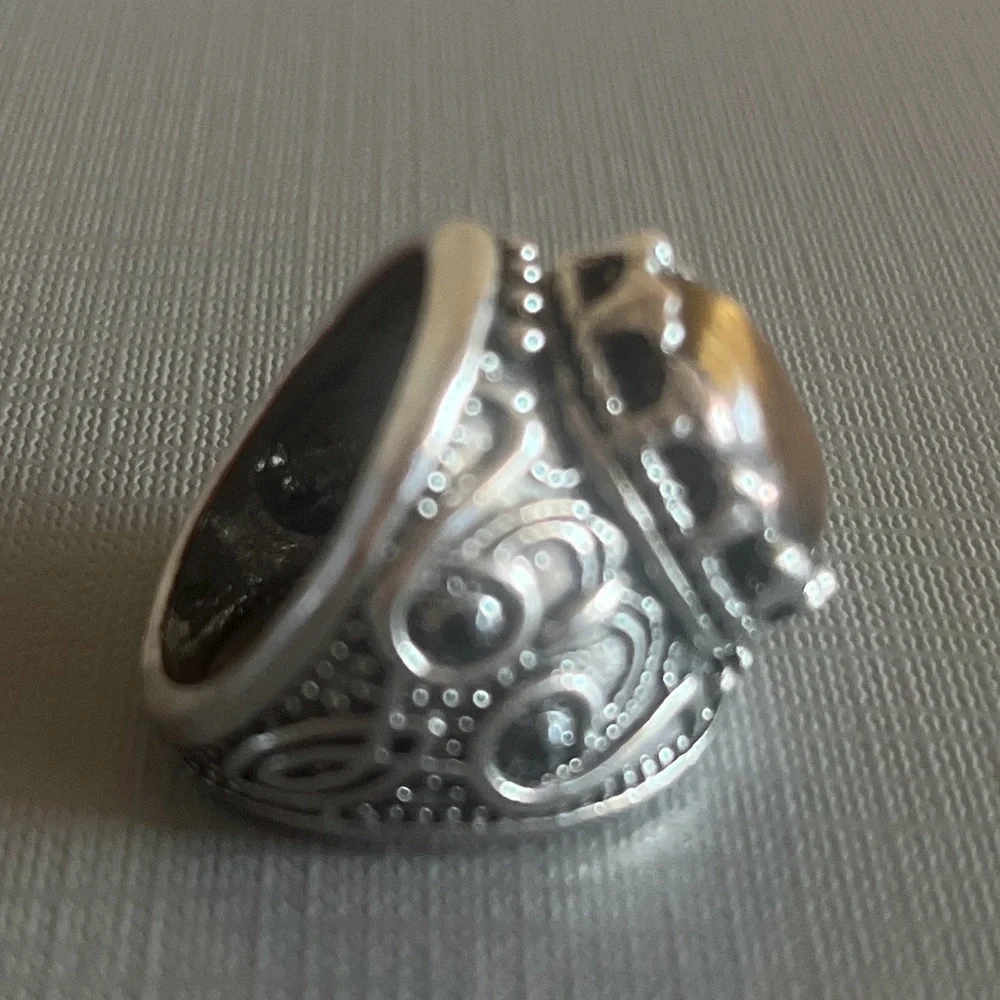 Tiger's Eye Stone Ring: Stainless Steel Vintage Style ring size 8🔥